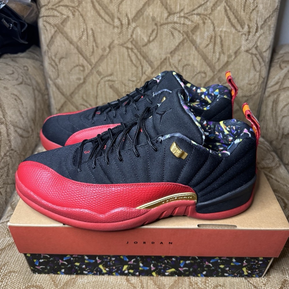 Nike Air Jordan 12 Retro Low SE Size‎ 12 Mens Sneakers DC1059-001 Super Bowl MVP
